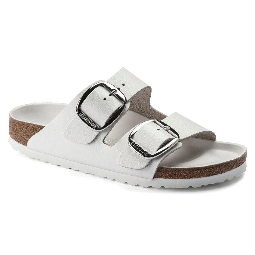 Birkenstock white big buckle