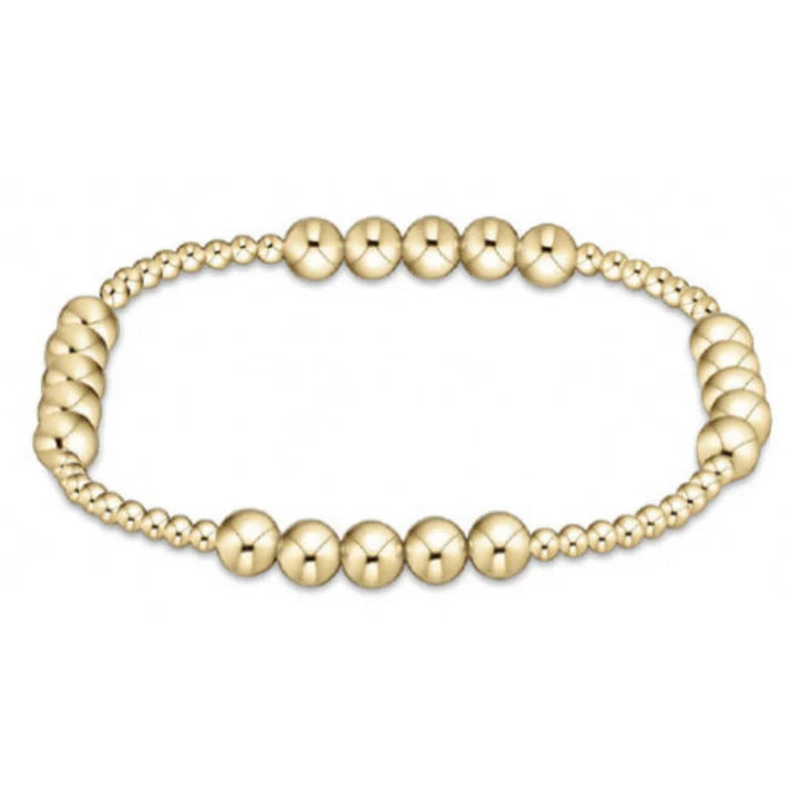 Classic Blissful 2.5mm Bracelet - 5mm gold