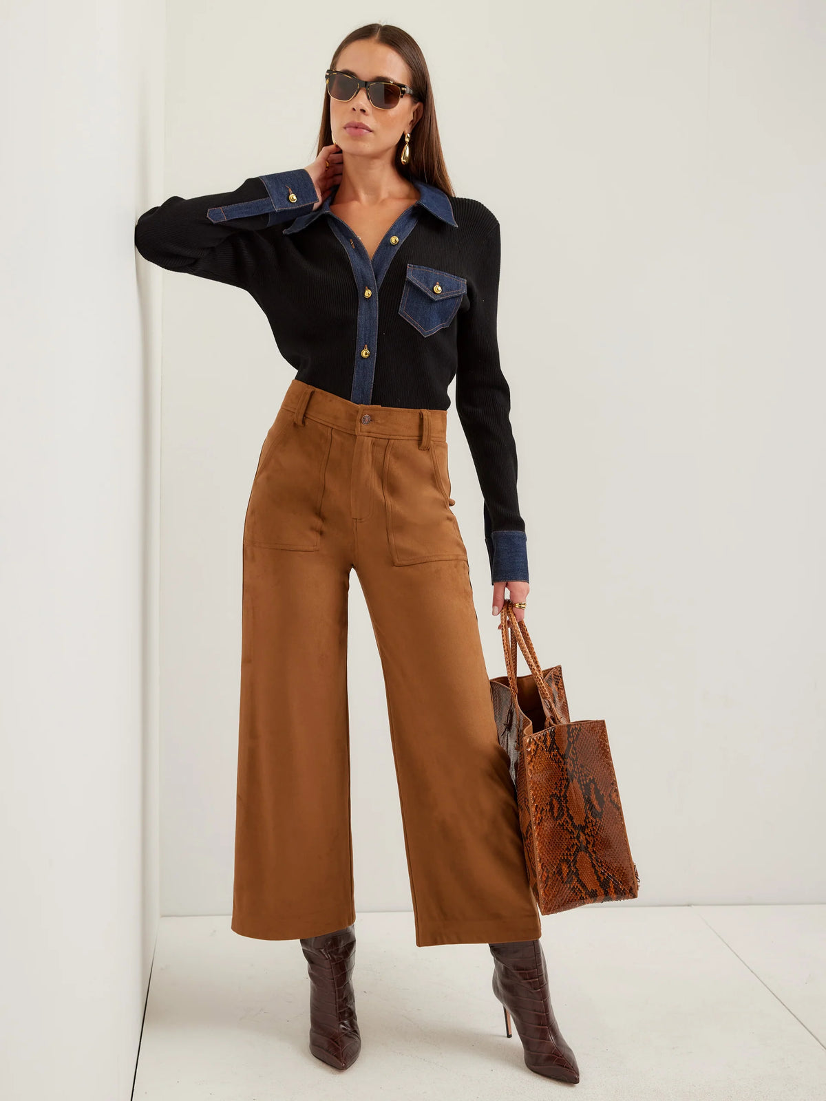 Rylee Cropped Camel