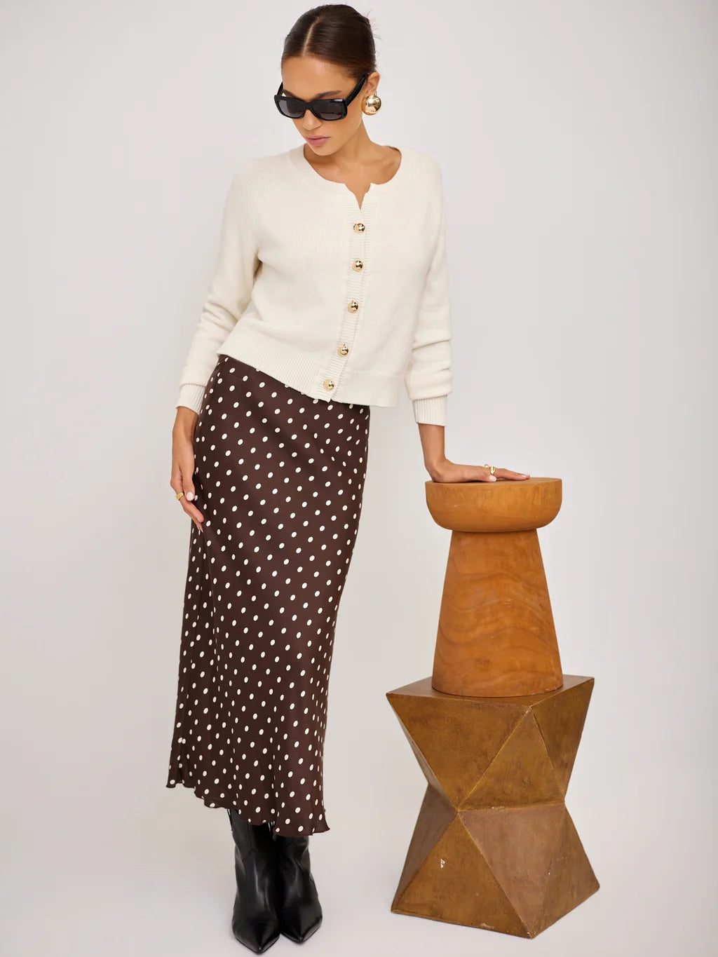 Mia Bias Mid Skirt