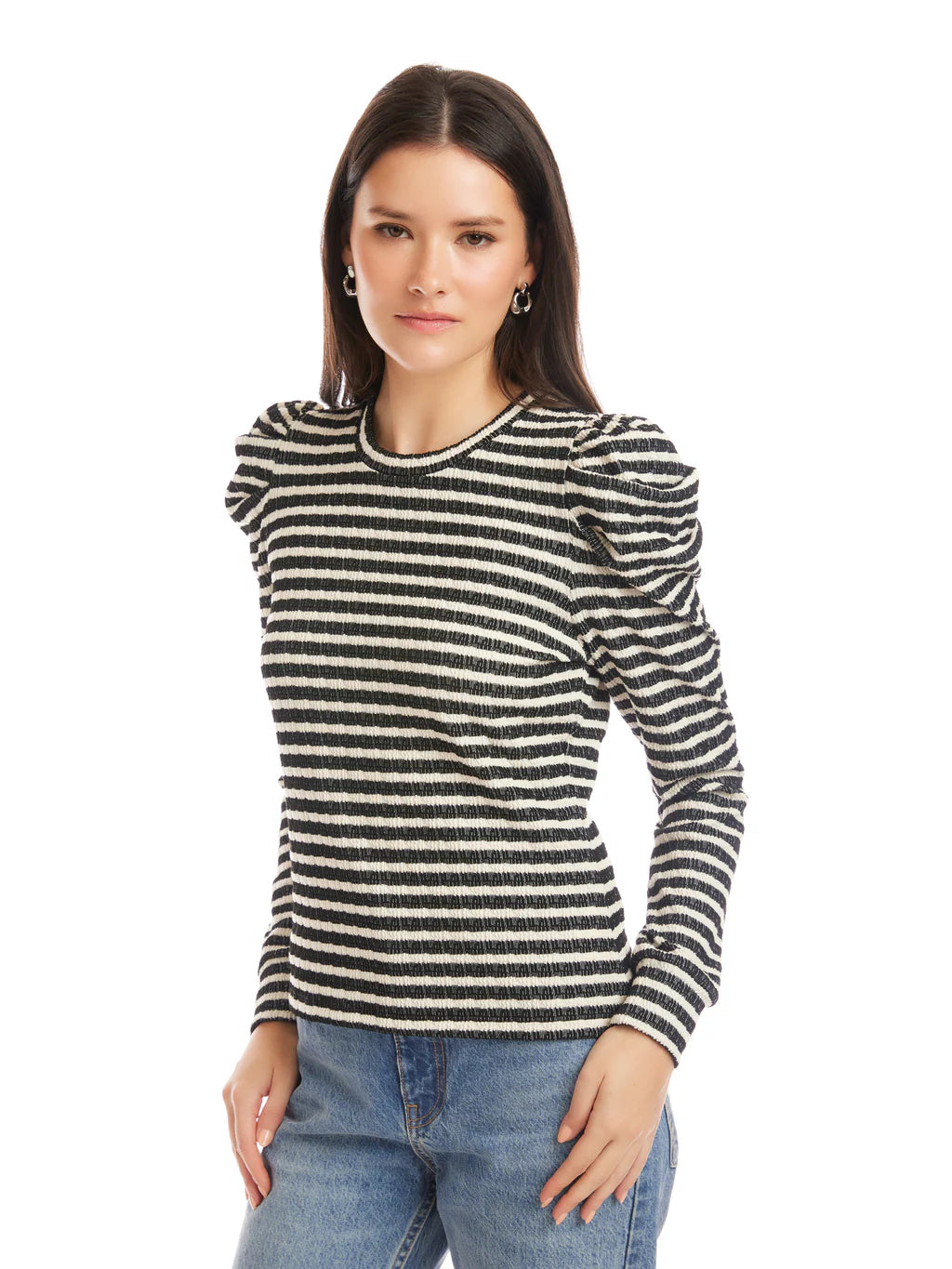 Leila Puff Sleeve L/S Top