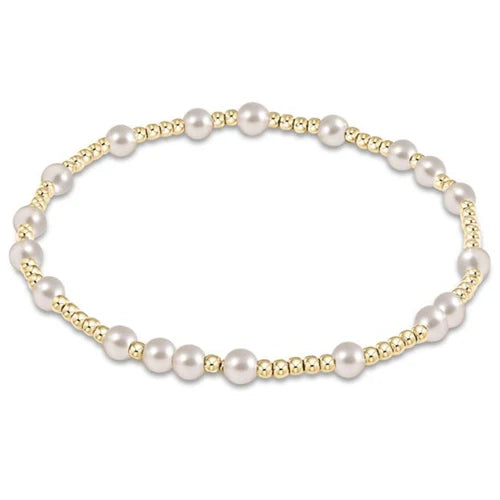 Hope Unwritten 4MM Pearl Bracelet