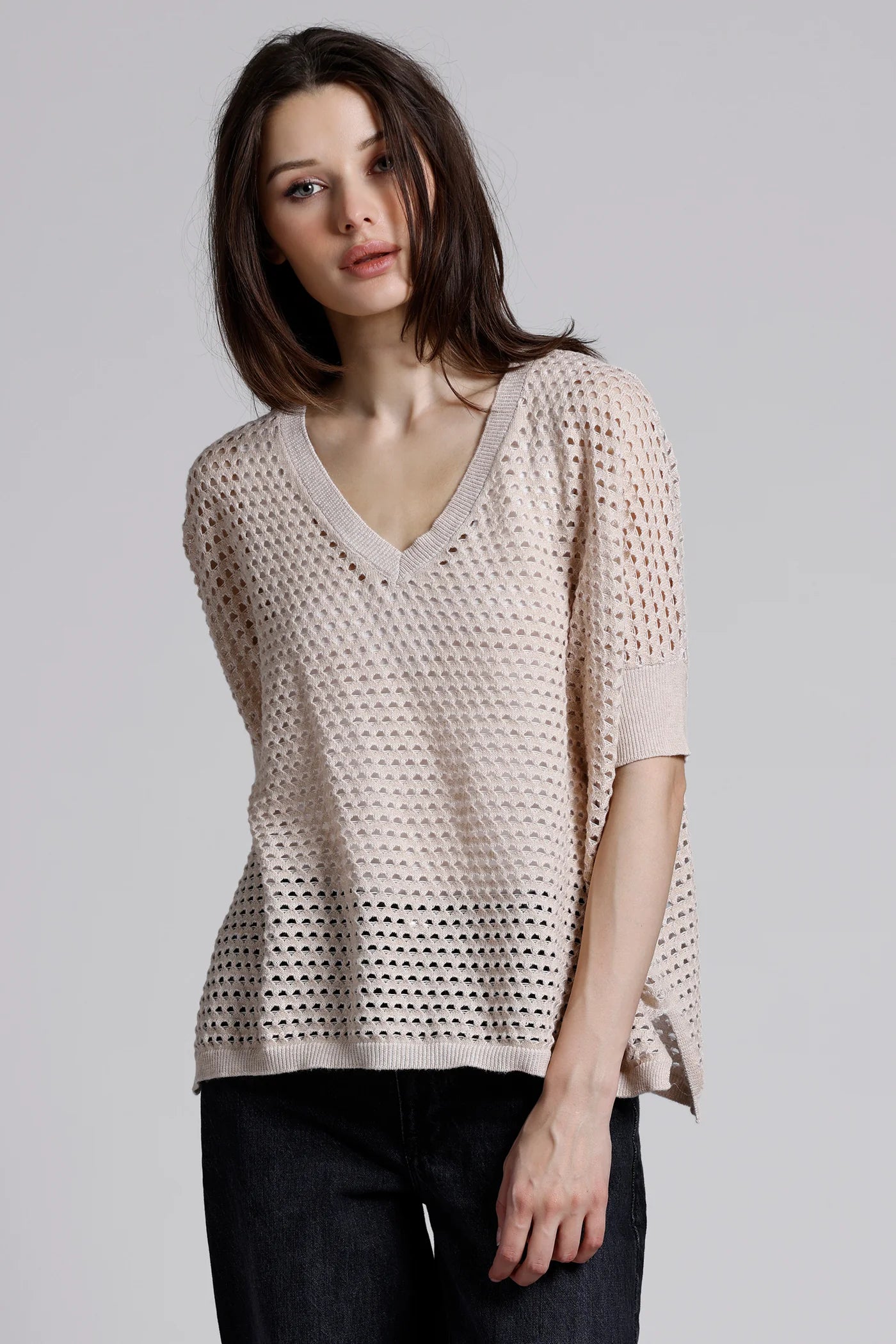 Cotton Cashmere Mesh Pow-Wow