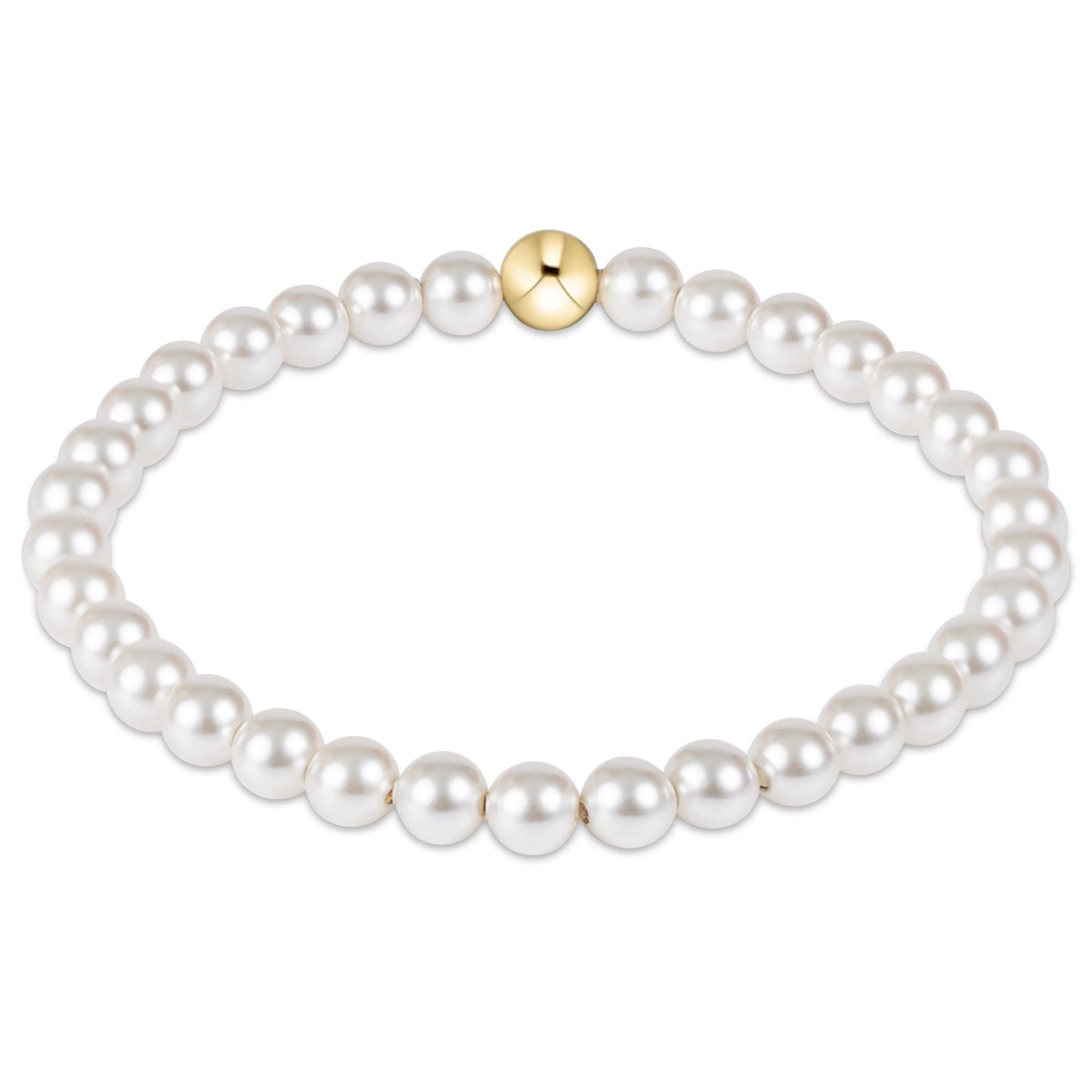 Classic Pearl 5MM Bead Bracelet