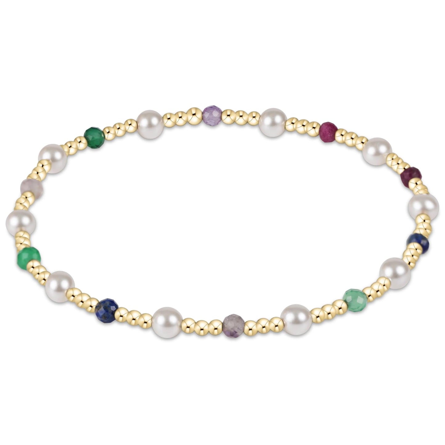Pearl Sincerity 4MM Bracelet - Gem Stone