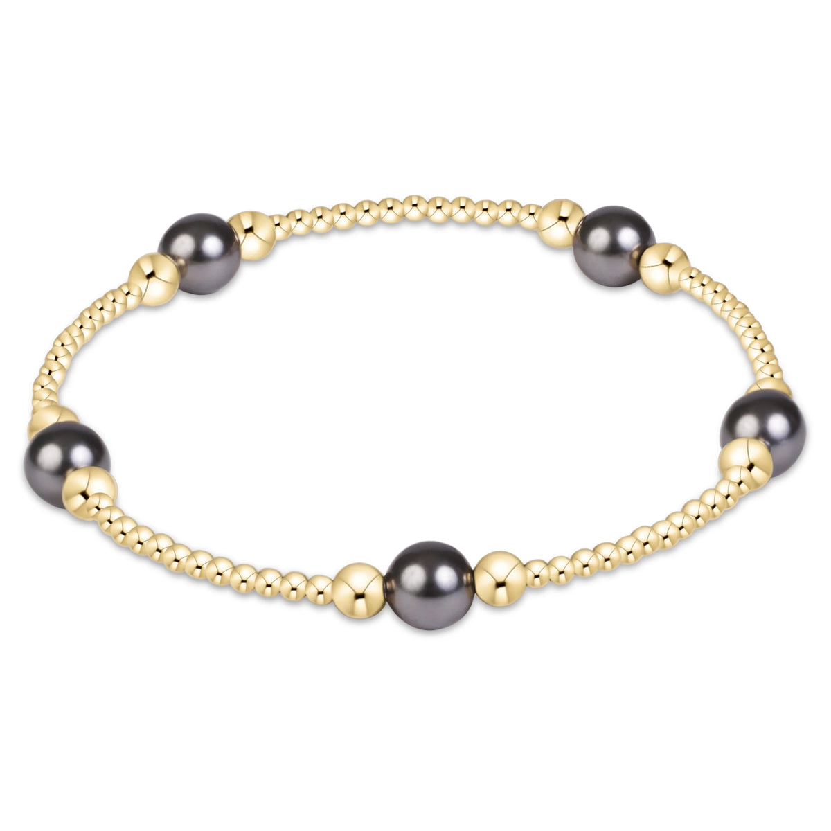 Purpose Pearl Dark Grey 6mm Gold