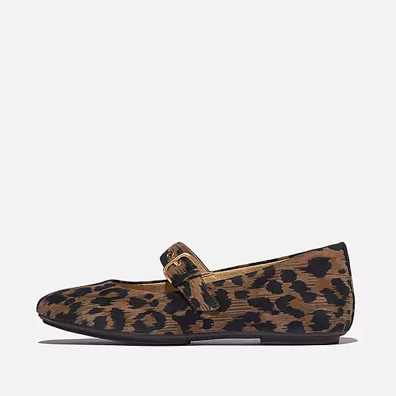 Delicato Leopard Mary Janes