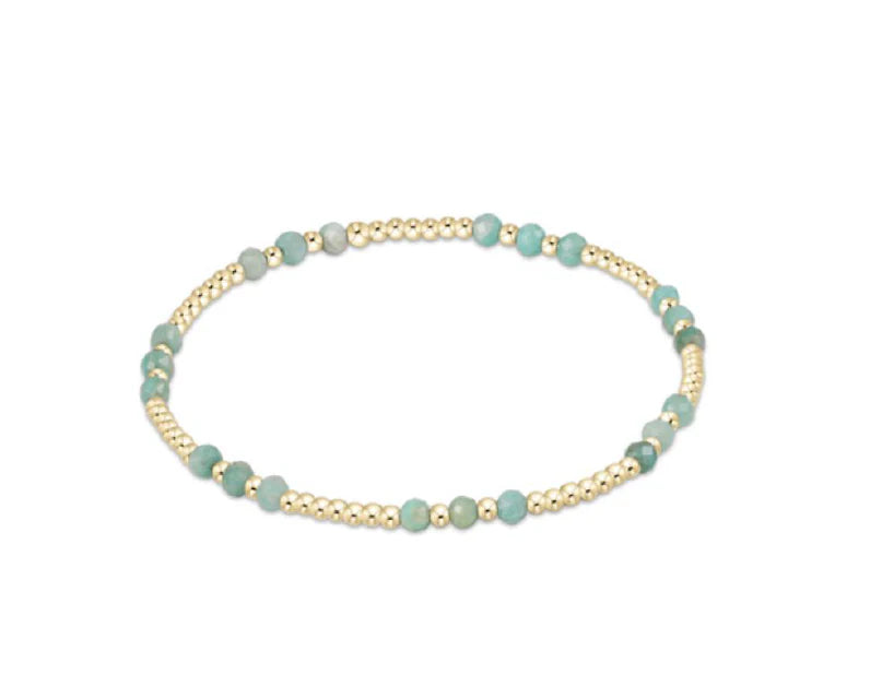 Gemstone Joy Pattern 3mm Beaded Bracelet