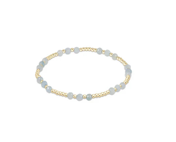 Gemstone Joy Pattern 3mm Beaded Bracelet