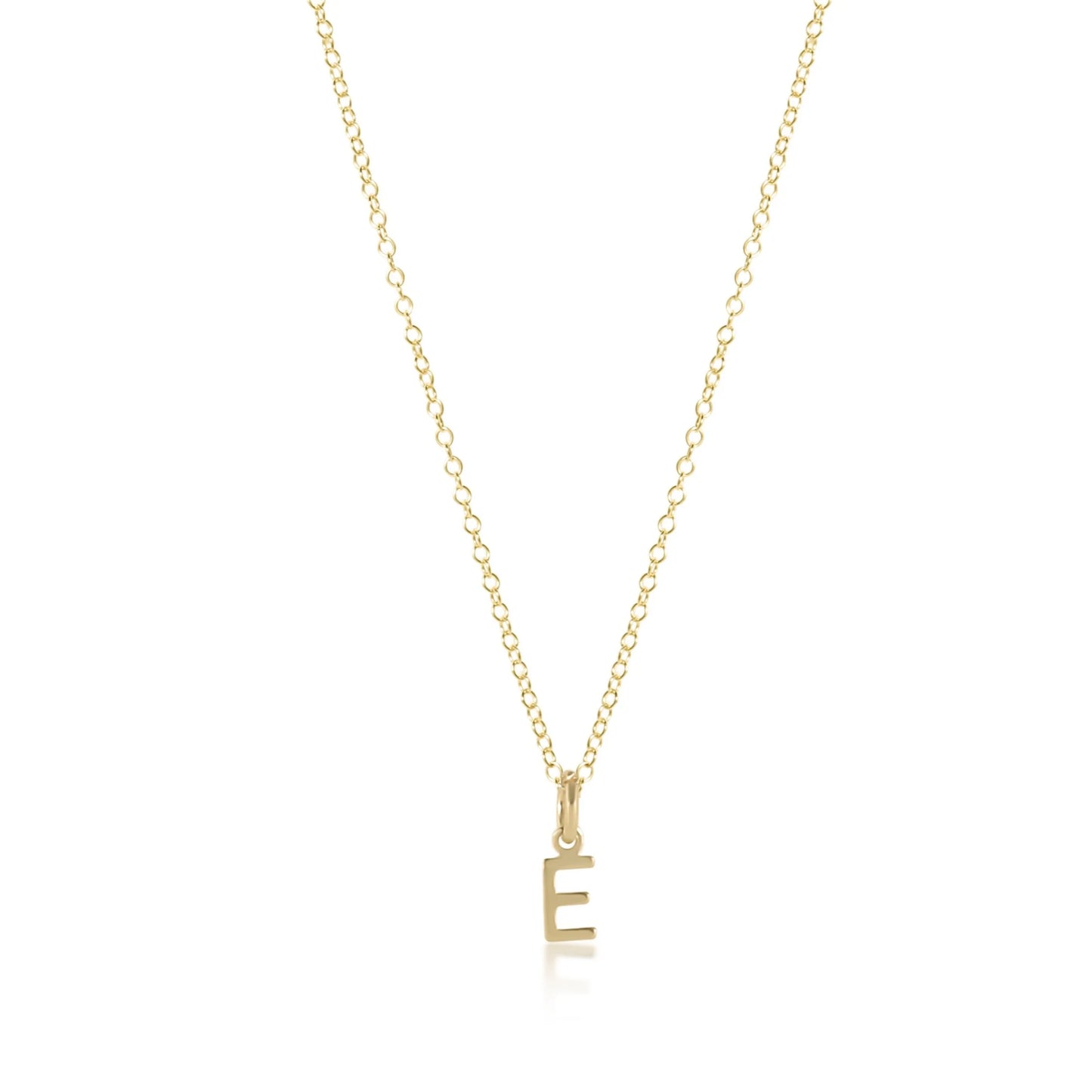16" Gold Necklace - Respect Gold Charm