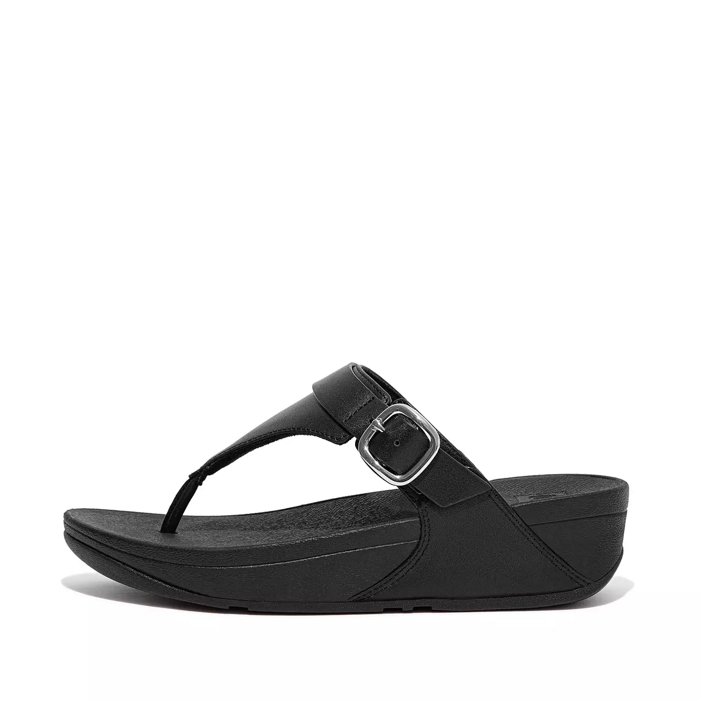 Fit Flop Black Lulu Adjustable Toe Post