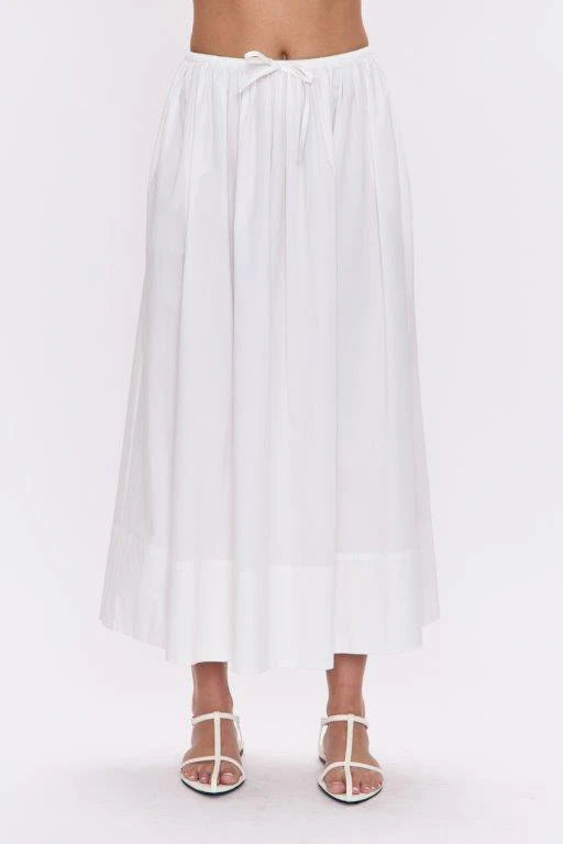 Noelle Poplin Maxi Skirt