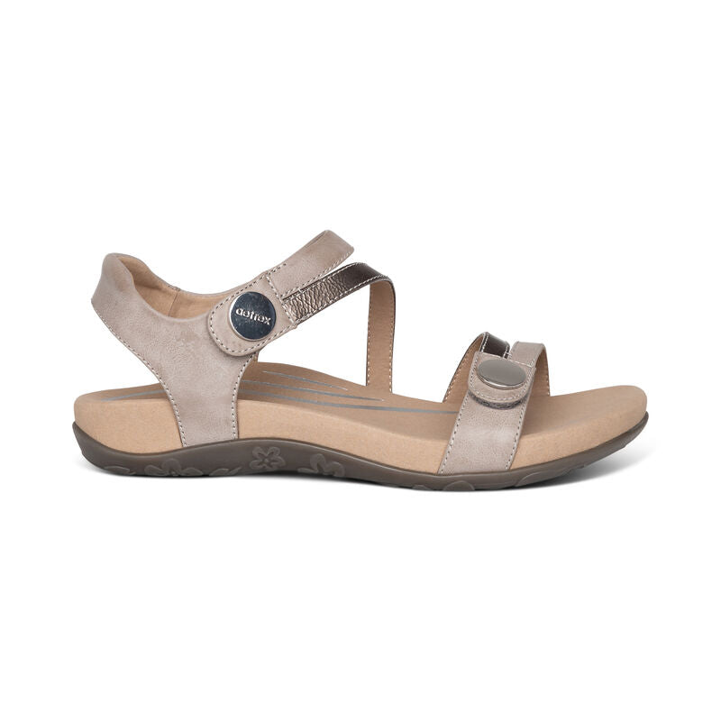 Aetrex smoke sandal