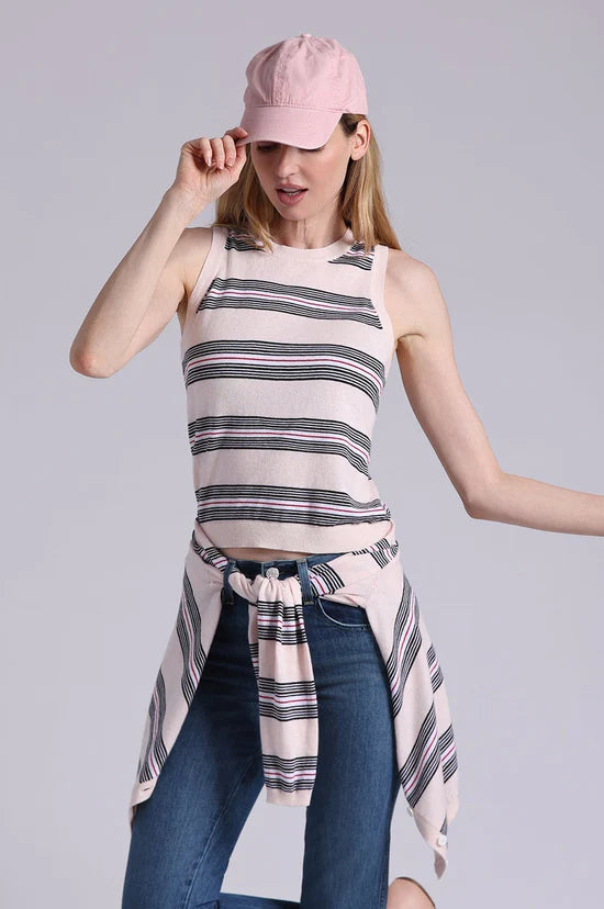 Striped Crew Neck Shell 97118
