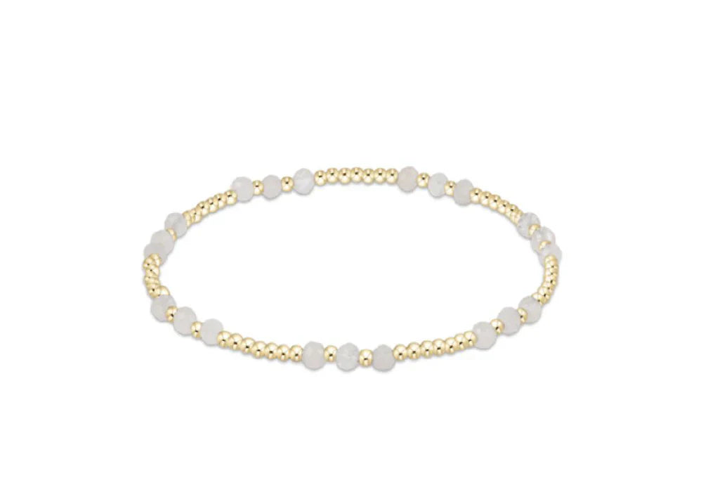 Gemstone Joy Pattern 3mm Beaded Bracelet