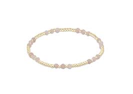 Gemstone Joy Pattern 3mm Beaded Bracelet