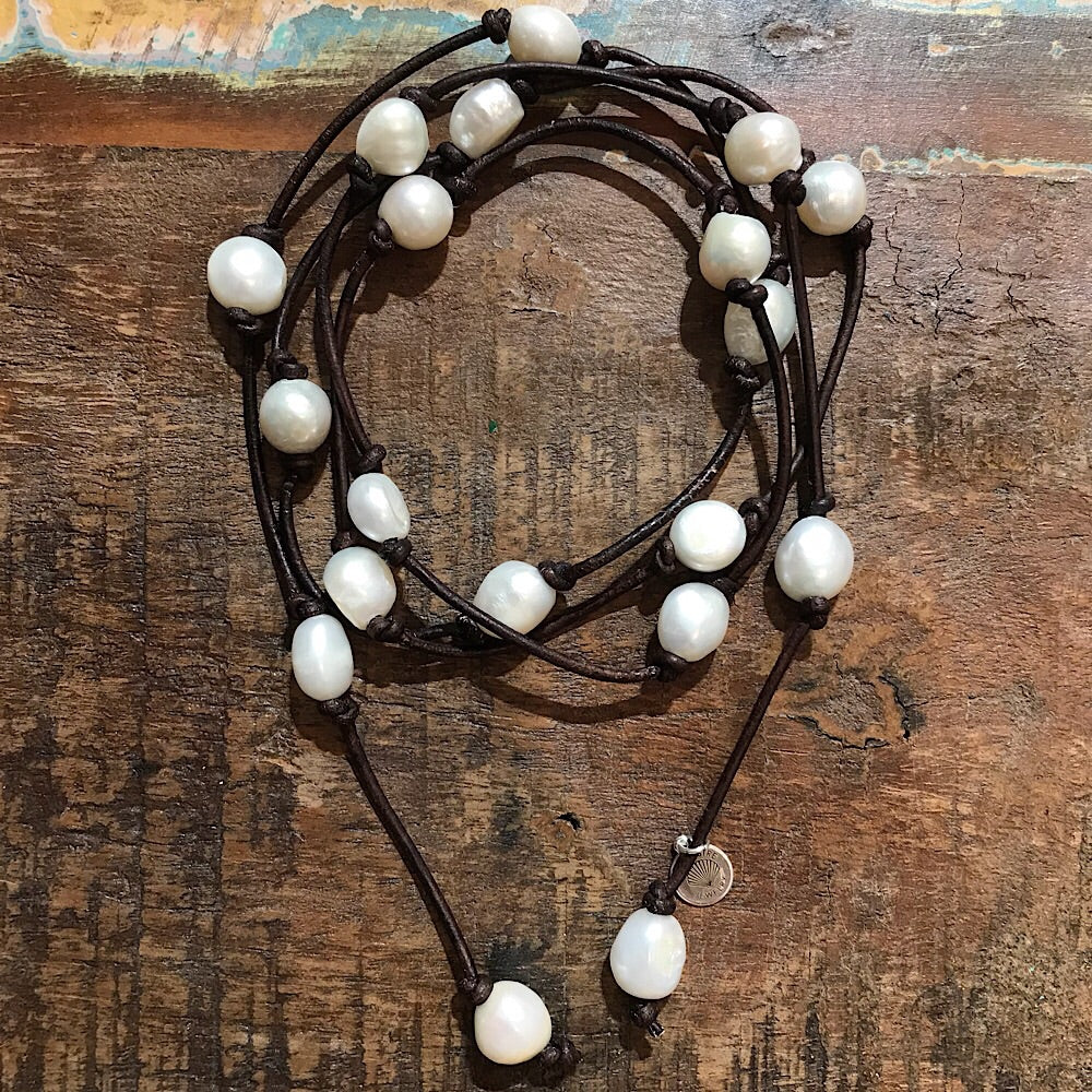 Weekender Lariat w/Nugget Pearls