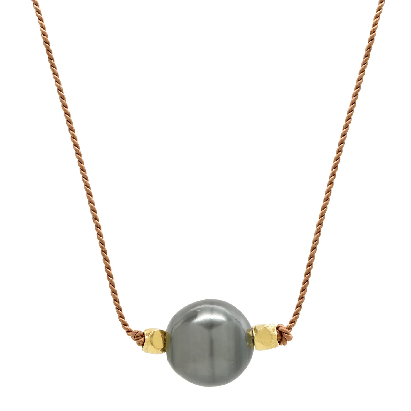 Tahitian Pearl Traveler Necklace Gold