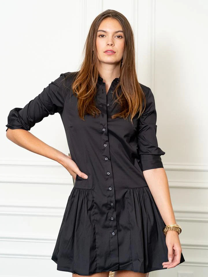 Drop Waist Shirt Dress