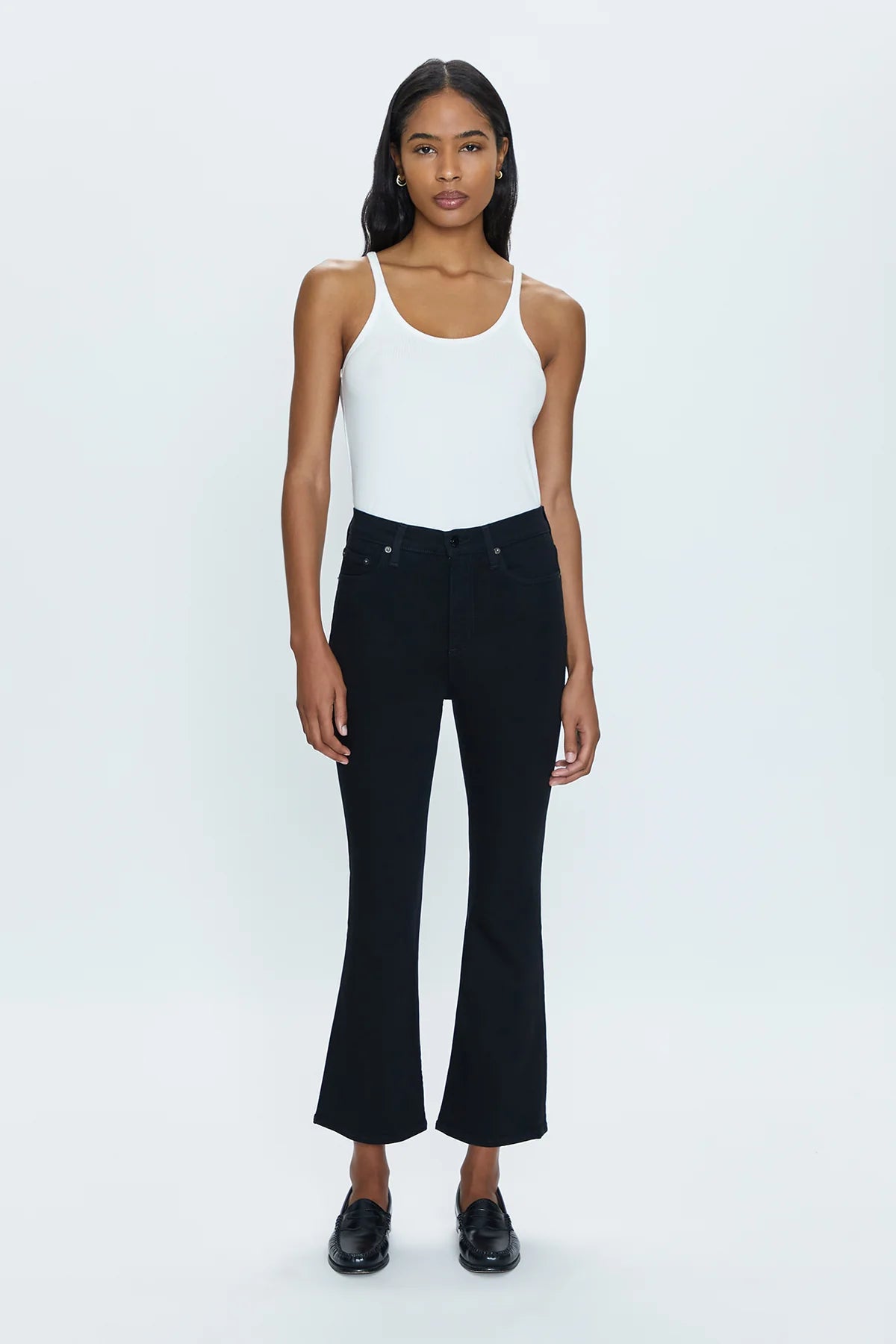 Pistola High Rise Crop Boot Noir