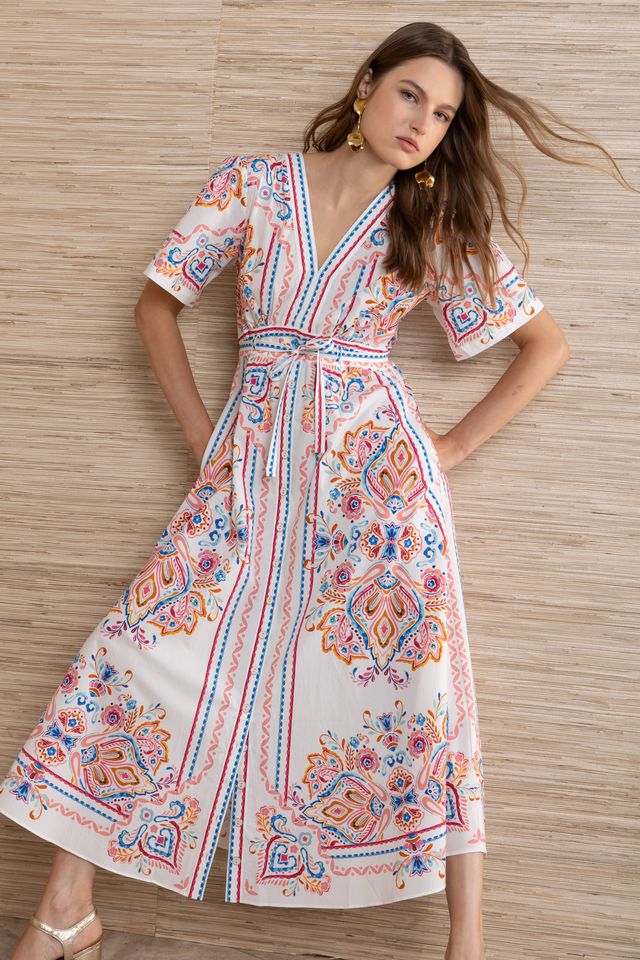 64MU632A Mona Midi Dress