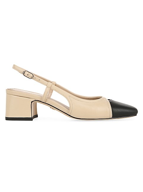 Sam Edelman Sand-Black Tarra Slingback Pump