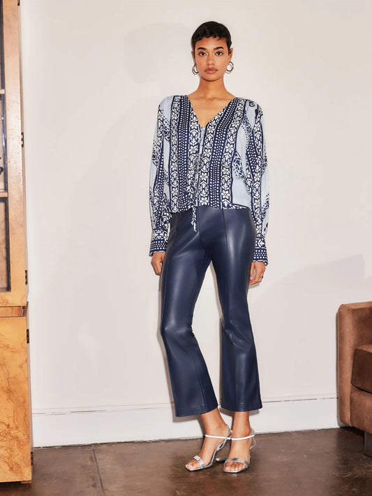 Sigourney Pintuck Pant Navy