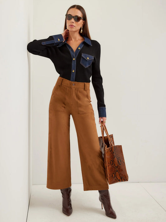 Rylee Cropped Camel