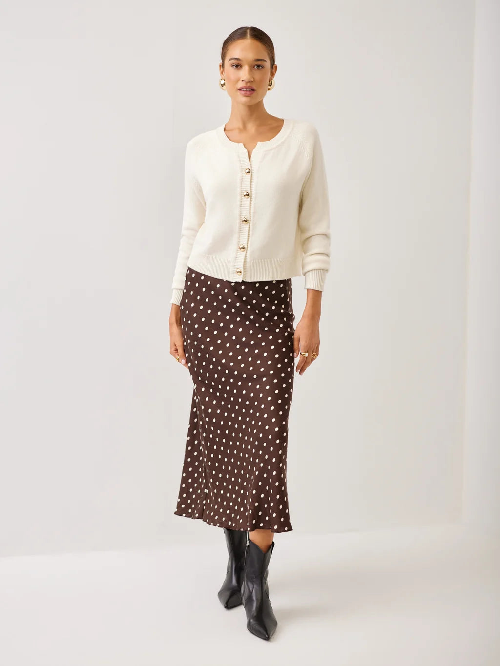 Mia Bias Mid Skirt