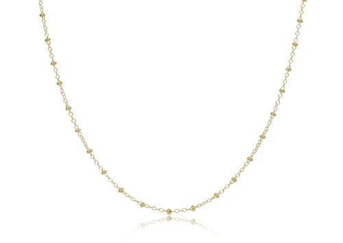 15" Choker Simplicity Chain - 2MM Gold