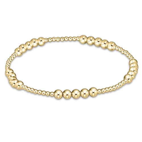 Classic Blissful 2mm Bracelet - 4mm gold