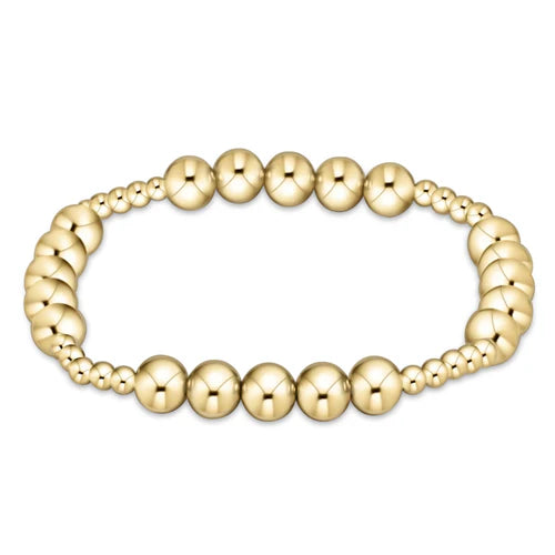 Classic Blissful 3mm Bracelet - 6mm gold