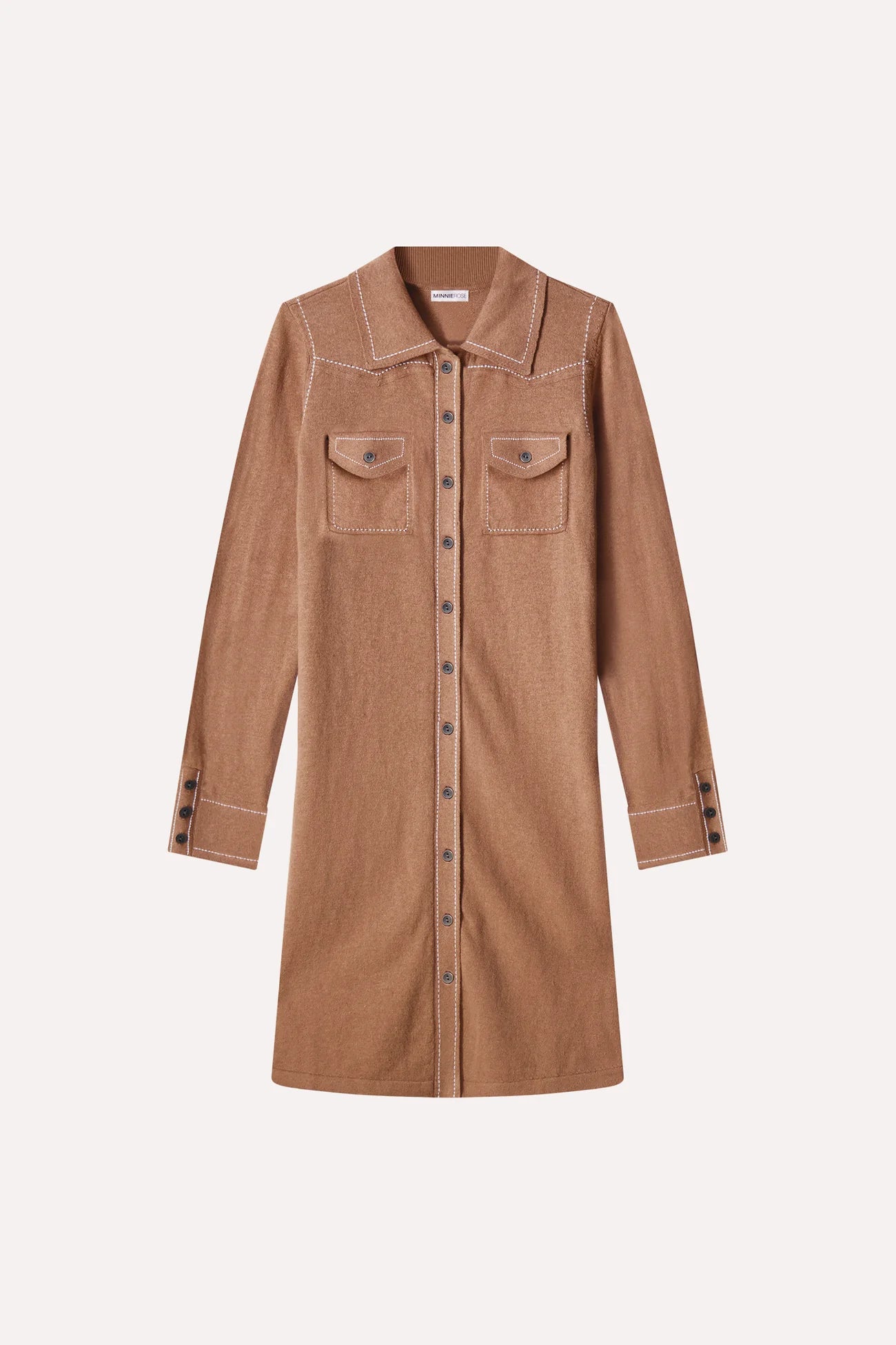 Cotton Cashmere Dress 9414