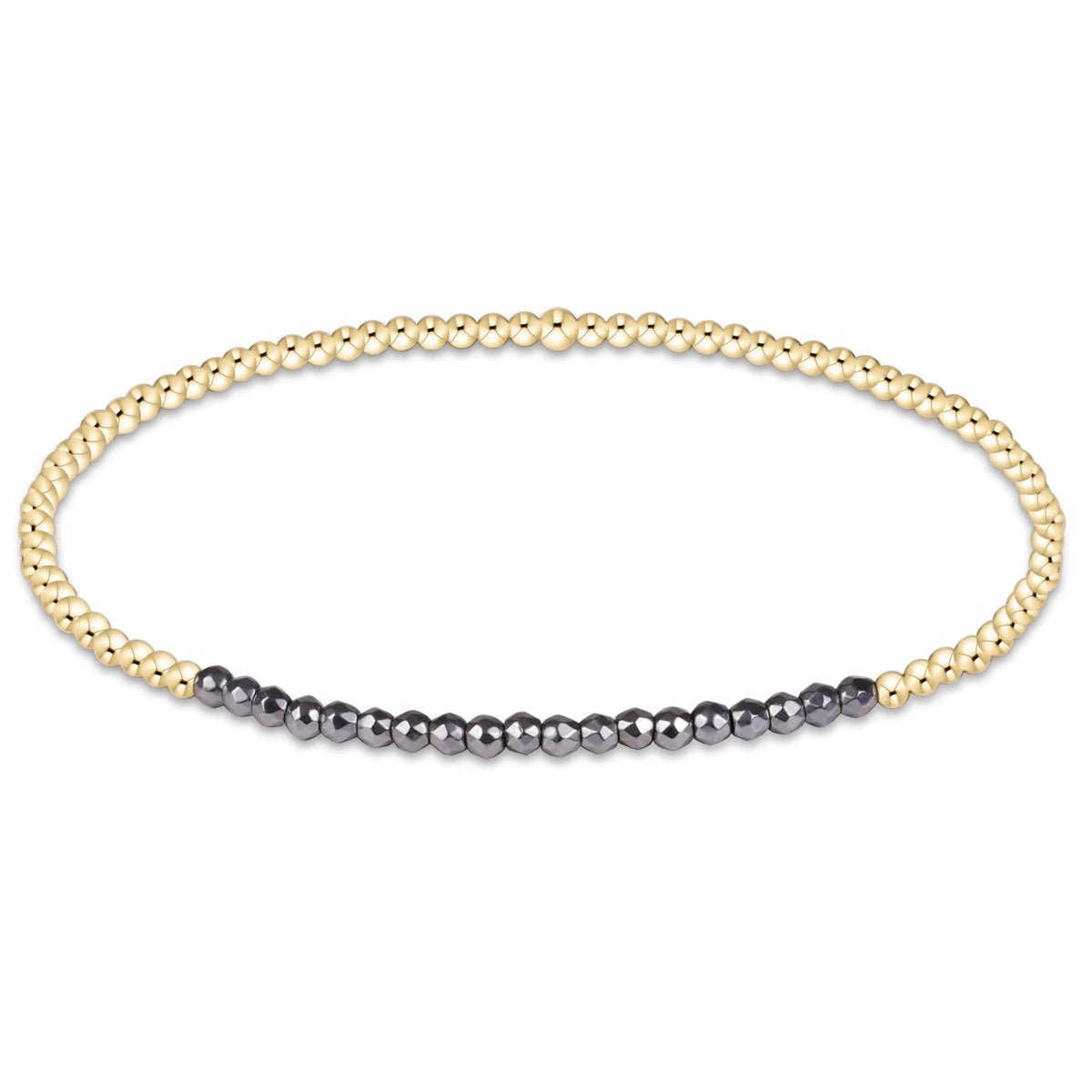 Gold Bliss Faceted Hematite 2mm gold