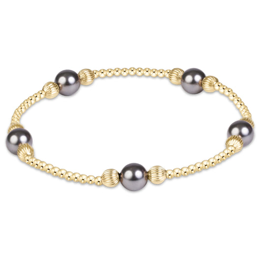 Purpose Pearl Dark Grey 6mm Dignity Gold