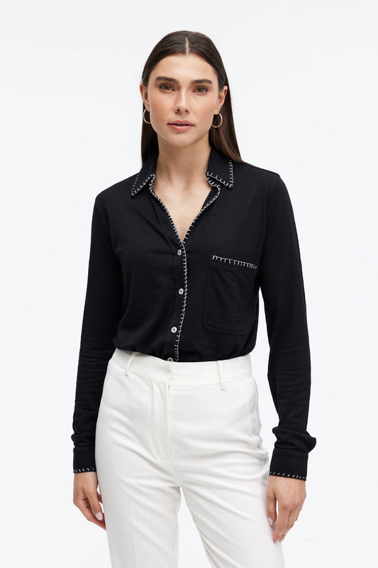 Whipstitch Amrat Jersey Blouse