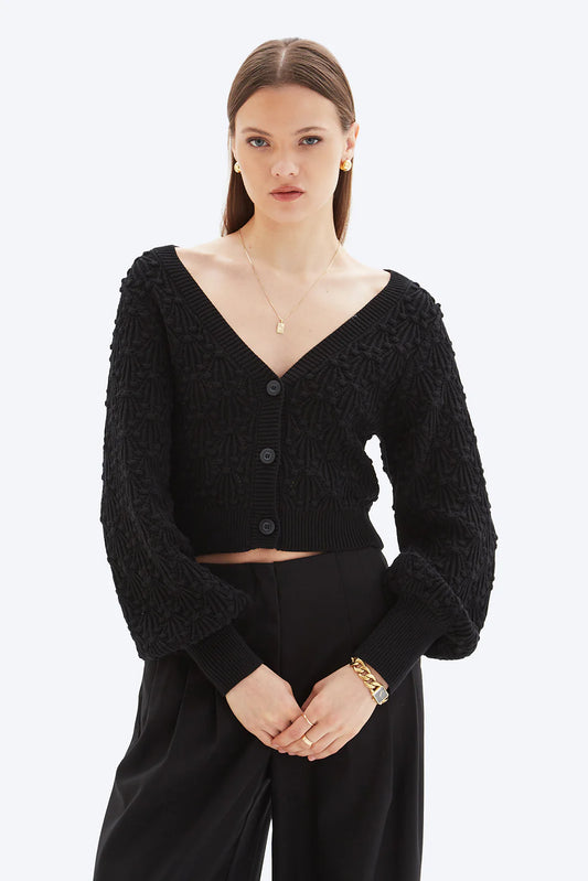 Noemy Pointelle Cardigan