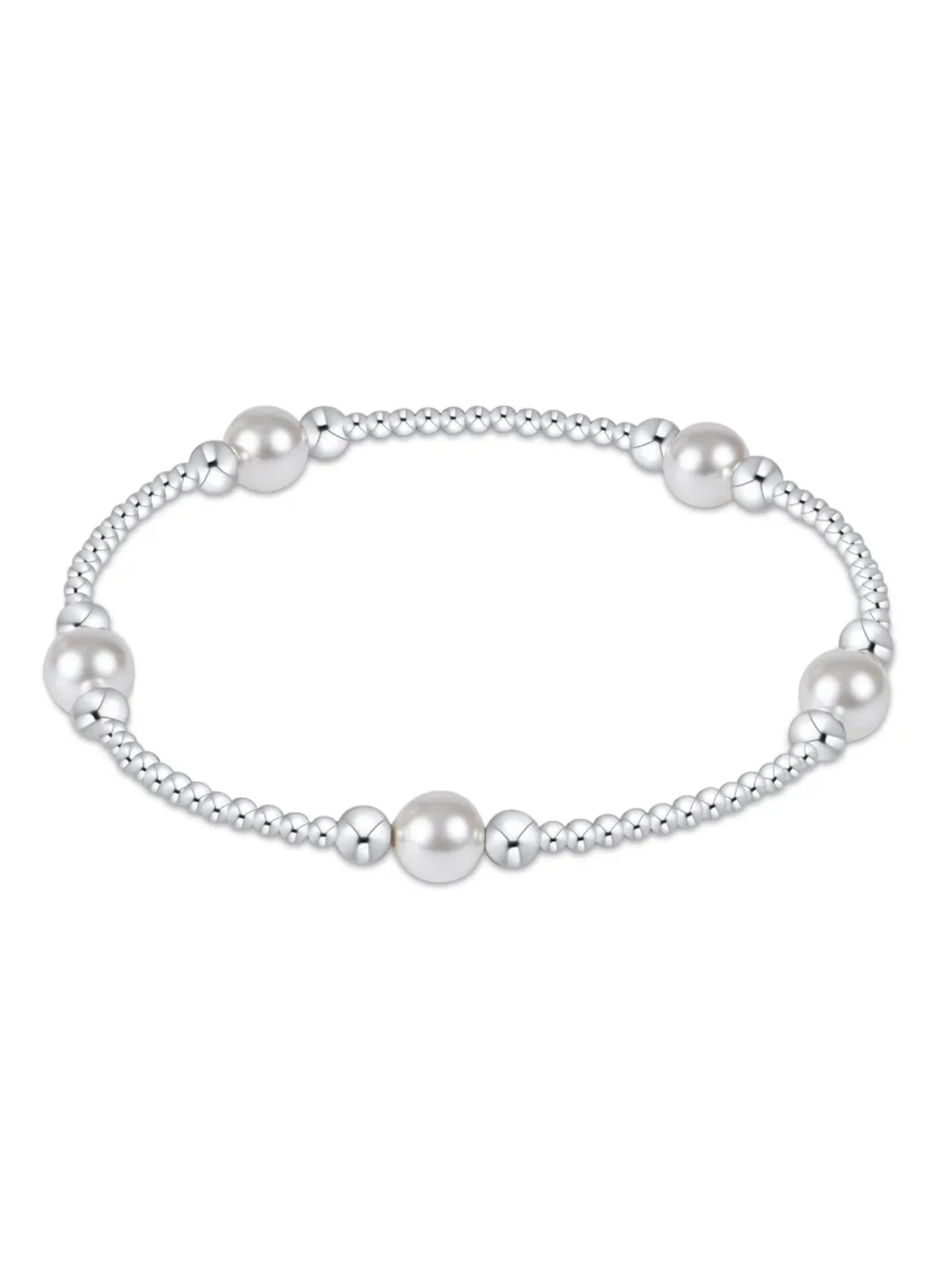 Purpose Pearl 6MM Bead Bracelet Sterling