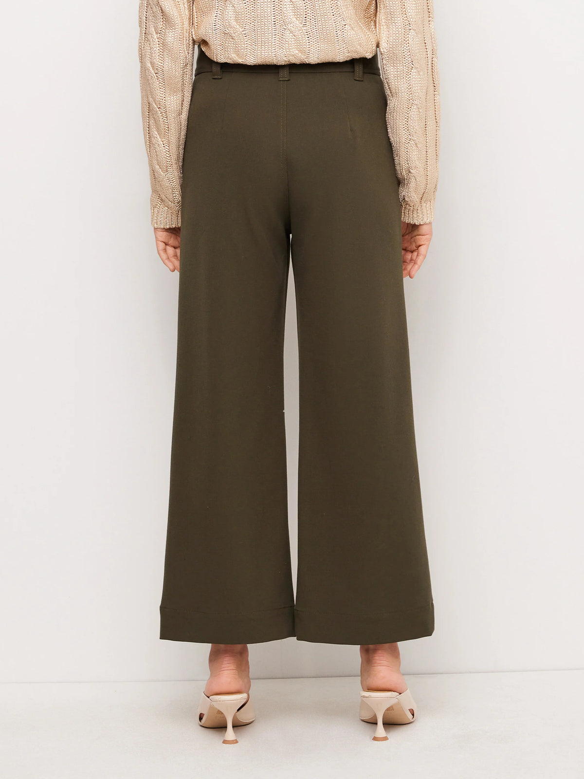 Rylee Cropped Pants Olive