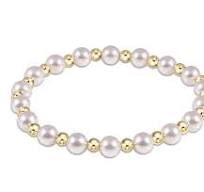 Grateful Pattern 4mm Bead- Pearl