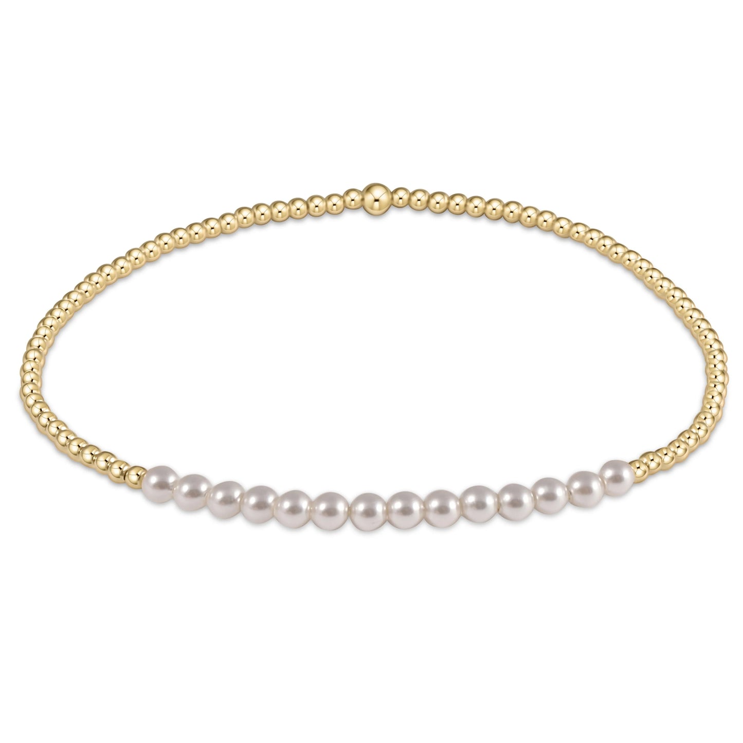 Gold Bliss 2mm Bead- Pearl