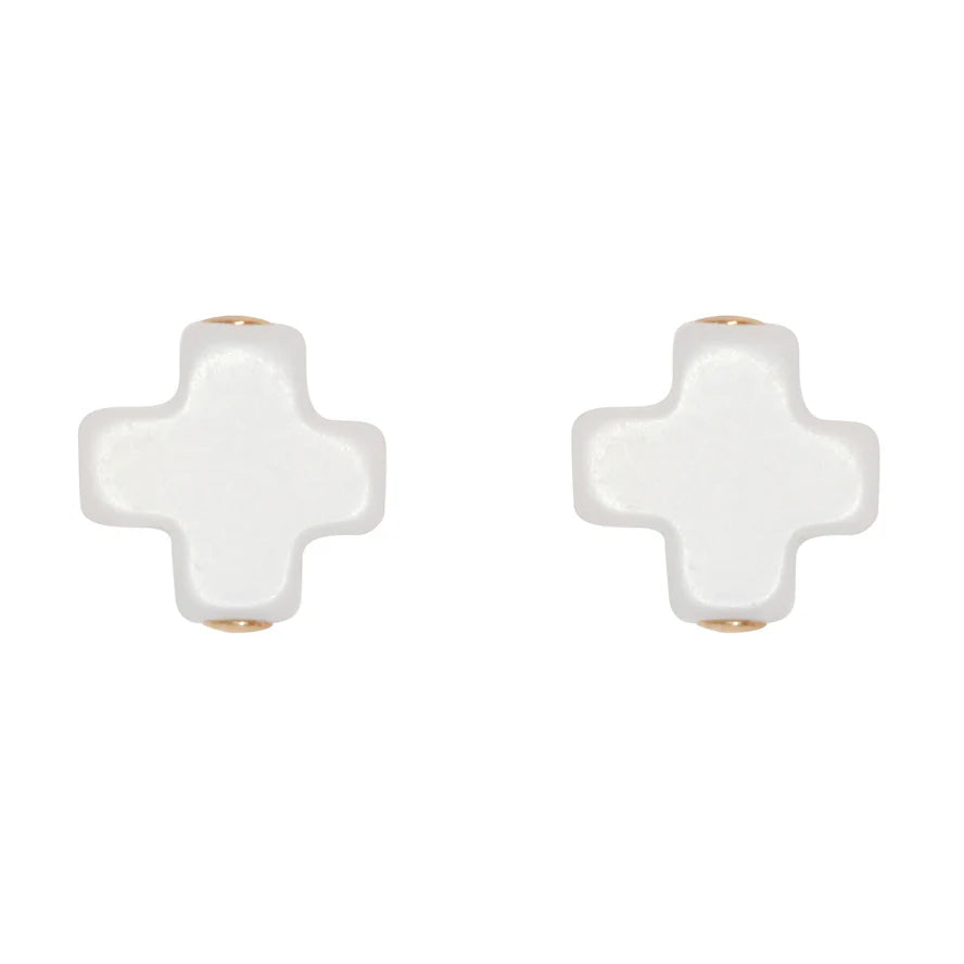 Signature Cross Stud Earrings