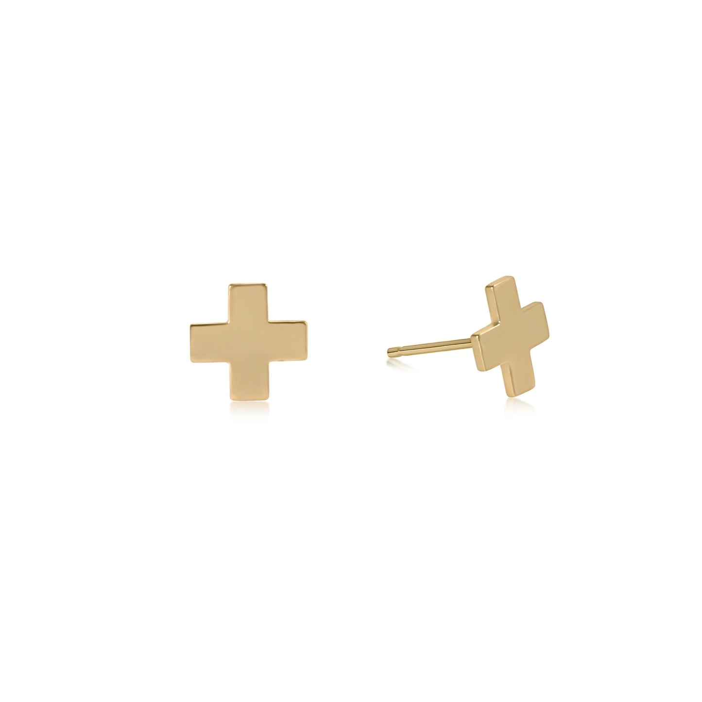 Signature Cross Stud Earrings