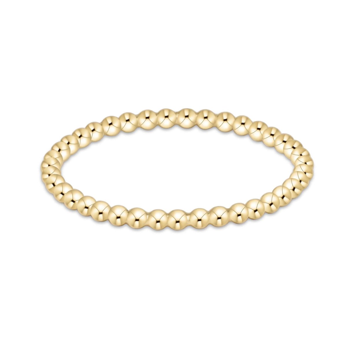 Classic Gold 1.5mm Beaded Ring