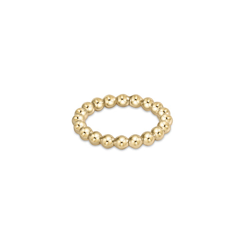 3mm Classic Gold Bead Ring