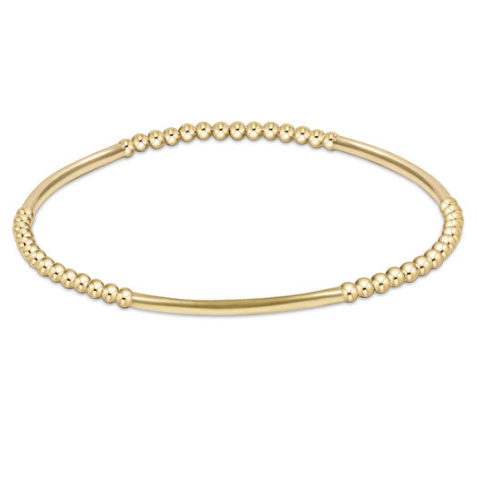 Bliss Bar Pattern Gold 2.5mm