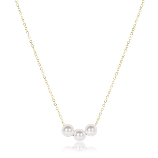 16" Gold Necklace Gold - Joy Pearl
