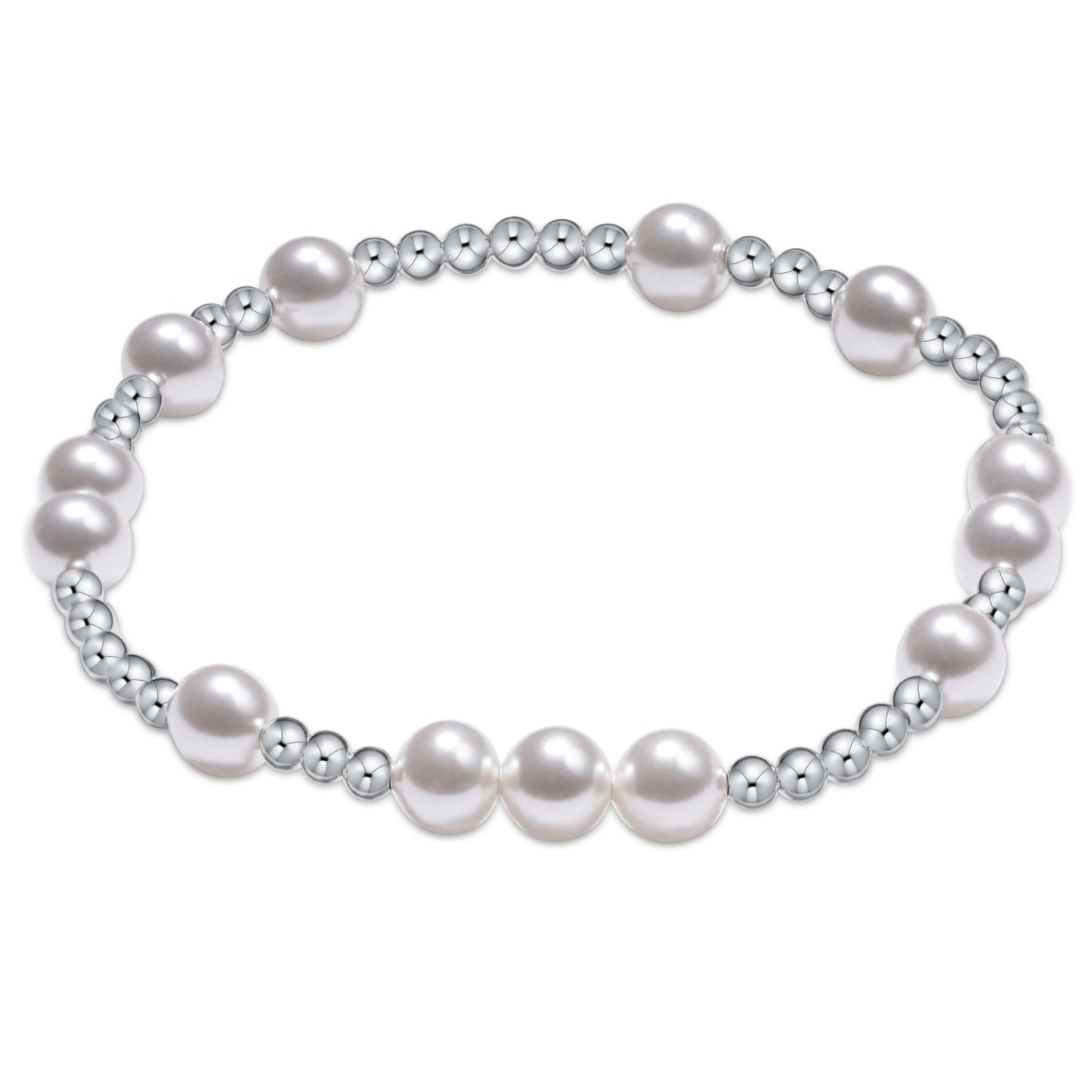 Hope Unwritten Sterling 6MM Bead Bracelet Pearl