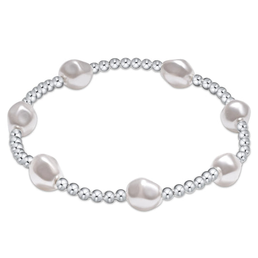 Admire Sterling 3MM Bead Bracelet Pearl