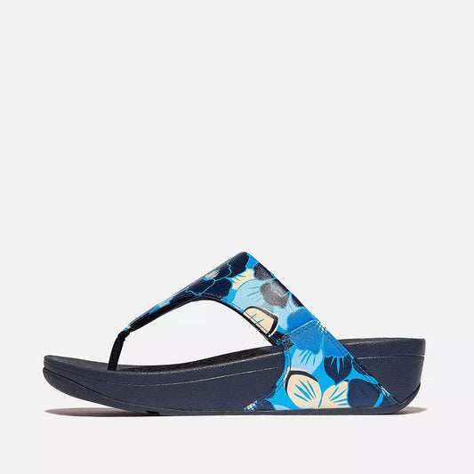 Lulu Flowers Leather Toe Post